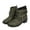 Green, variant on TKYCMSUAKI Boots for Women,Women's Fashion Short Gogo Ankle Boots Retro Faux Suede Boots Low Mid Chunky Block Heel Boots Side Zipper Bandage Booties Shoes