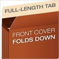 thumbnail image 3 of Pendaflex Expanding Accordion File Pockets, Extra Durable, Expands 3.5", Legal Size, Reinforced with Dupont Tyvek Material, 10/Box (15423), Brown, 3 of 5