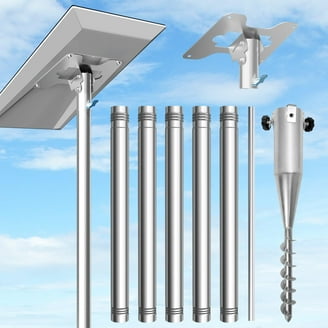 Starlink Pole Mount, 9ft Starlink Ground Pole Mount Kit Features a