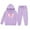 Purple, variant on Toddler Outfits for Girls Sets Winter Hoodie Joggers Comfy Casual Kids Print Cute Girls' Fall Clothing Sets Light Pink Size 4-5T