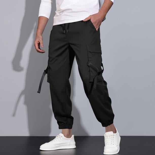 Pantalones largos para hombre, moda de primavera e invierno, pantalones deportivos casuales, pantalones para hombre