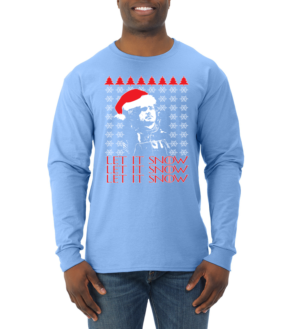 let it snow sweater