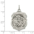 thumbnail image 4 of FB Jewels Sterling Silver D/C St. Michael Badge Medal, 4 of 4