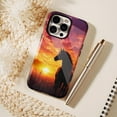 thumbnail image 6 of Horse Sunset Art Phone Case for Horse Lovers Compatible with iPhone 11/12/13/14/15/16 (Pro Max/Plus), 6 of 9