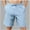 Sky Blue, variant on Abomasnow Men's Casual Shorts 9 inch Inseam Elastic Waist Drawstring Short Lightweight Stretch Summer Beach Shorts with Pockets