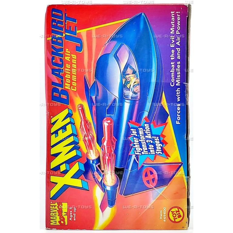 開封品★X-JET/映画X-MEN、Xジェット、ブラックバード、トイビズ Marvel X-men The Movie Electronic X-jet Blackbird Toy Biz 2000 for