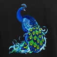 thumbnail image 3 of CafePress - Beautiful Blue Peacock Pajamas - Women's Short Sleeve Print T-Shirt and Pants Dark Cotton Pajama Set, 3 of 7