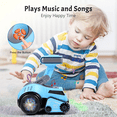 thumbnail image 3 of Lvelia Robot Toy for Kids,Smart Robot with Dances,Songs and Plays Music, Light up Shine Eyes, Volume Adjust ,Gift for Kids, Toddlers, Boys and Girls,Blue, 3 of 15