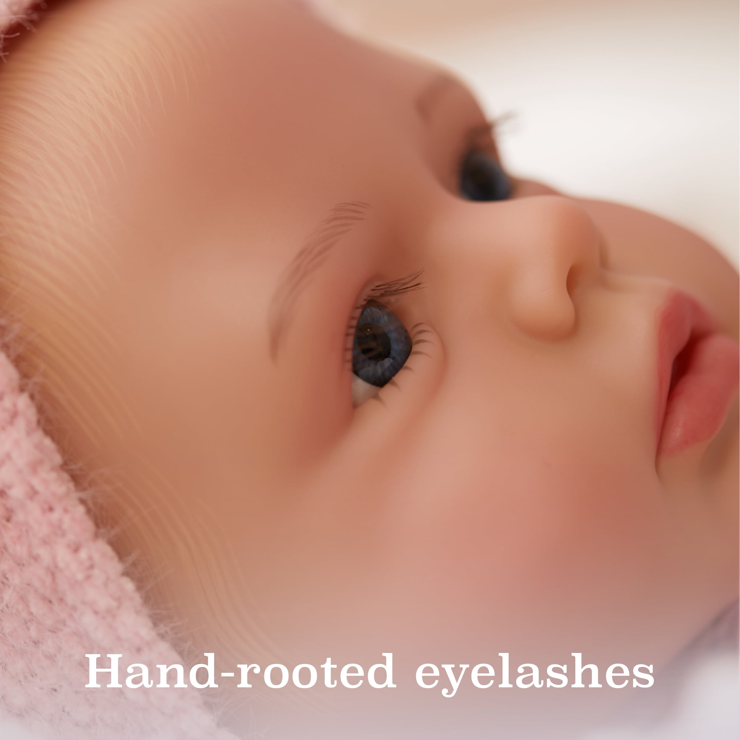 BABY born Real Hand-Painted, Realistic Reborn Baby Doll Girl - Fair, Open Eyes, Ages 3+