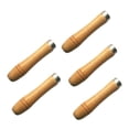 thumbnail image 3 of DOLITY 5 Pieces Wooden File Handle DIY Hand Tools Craft Carpentry Replacement Parts Large, 3 of 9