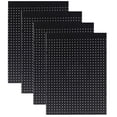 thumbnail image 2 of WallPeg 4 Black Plastic Pegboard Panels – 96” Wide Garage Tool Pegboard – 212, 2 of 3