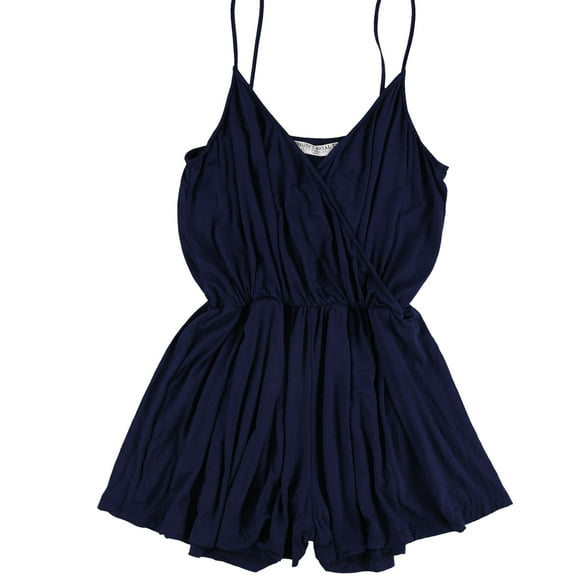 Project Social T Womens Cold Brew Romper Jumpsuit, Blue, Small