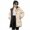 Beige, variant on Mgmyaa Kids Hooded Down Jacket Winter Long Sleeve Thigh Length Puffer Coat Waterproof Outerwear 2-11 Years