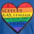 thumbnail image 3 of CafePress - I Support GLBT Rights Men's Fitted T Shirt (Dark) - Men's Fitted T-Shirt, 3 of 4