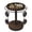 Brown, variant on Sunglasses Organizer 360° Rotating Eyeglass Holder Stand with Wood Tray and Base, Eye Glass Display Rack for Multiple Sunglass Storage for Table Dresser Nightstand Desk