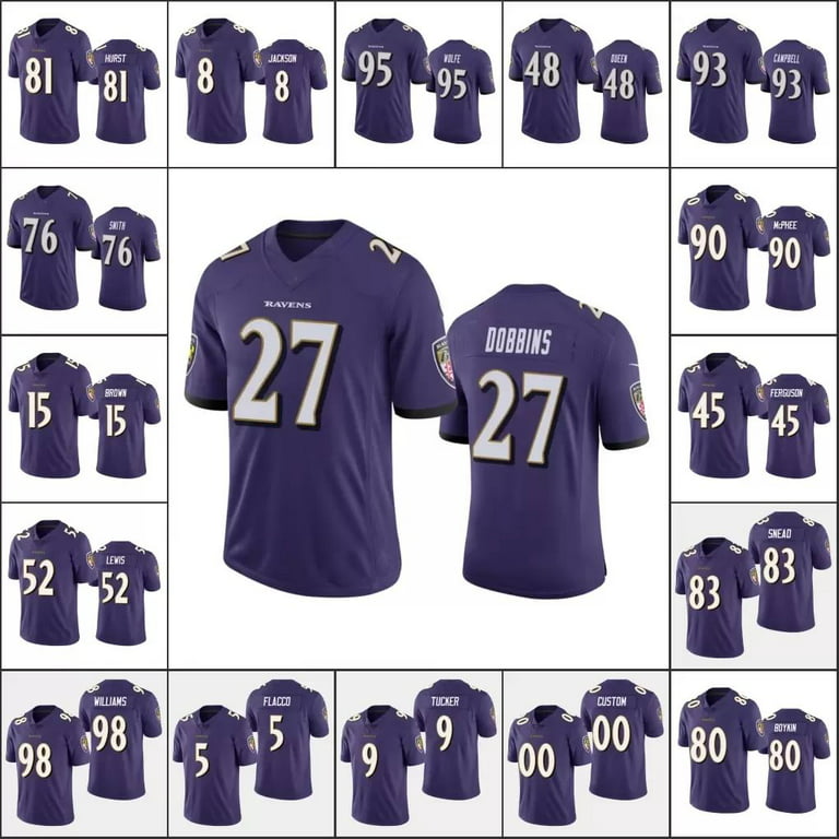Nike Men's Baltimore Ravens Lamar Jackson #8 Vapor Limited