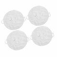 thumbnail image 2 of Toalla facial con compresas calientes, 4 unidades, 3 orificios, gran capacidad de absorción de agua, suave y agradable para la piel, toalla de vapor para mujeres y hombres, 2 of 15