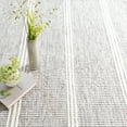 thumbnail image 5 of Dash & Albert Malta Handwoven Wool Rug, 2' 6" x 8', Grey, 5 of 6