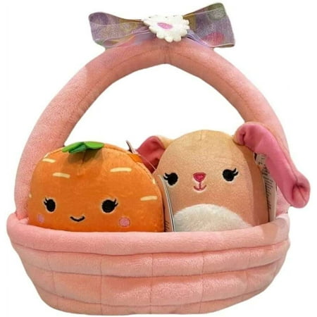 Squishmallows Easter Basket Brinkley & Caroleena Plush