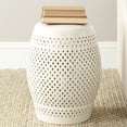 thumbnail image 2 of Safavieh Diamond Ceramic Garden Stool in Cream, 2 of 2