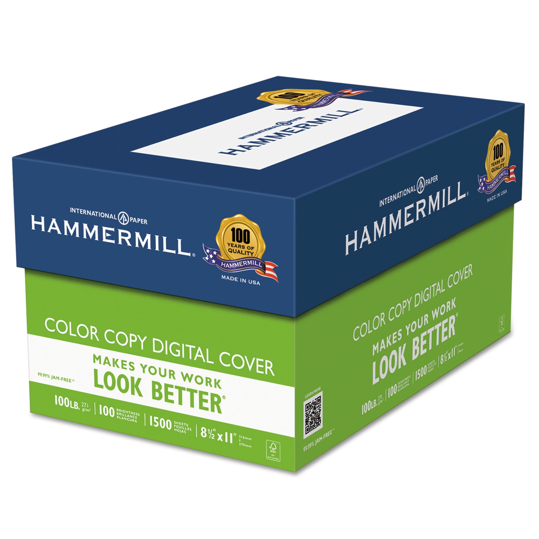 Hammermill Copier Digital Cover Stock, 100 lbs., 8 1/2 x 11, Photo