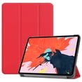 thumbnail image 2 of PANDACO Étui Folio en Cuir Rouge avec Couverture Intelligente pour iPad 10,2 Pouces (2019-2021), 2 of 5