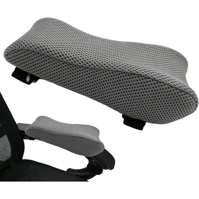 Arm Rest Cushion - Ergonomic Armrest Pads | Comfy Gaming Chair Arm Rest Covers | Adjustable Straps, Chair Elbow Pads, Elbow Support Cushion for Computer | Officë Chair Arm Pads for Elbow Pąin Relief