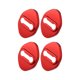 thumbnail image 1 of 4 Uds. Cubiertas de pestillos de cerradura de puerta de coche Protector de cerradura de puerta de acero inoxidable para Suzuki Vitara 2016-2020 rojo Unique Bargains protectores de entrada de puerta automotriz, 1 of 5