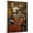 American Hairless Terrier, variant on Plott Hound Dog Playing Cello Stretched Canvas Size 8x12 – Vintage Style Plott Hound Dog Art for Cello Fans, Great Gift for Dog Owners