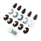 thumbnail image 3 of Kit de rieles para cajones, cinco juegos, piezas de reparación de cajones fáciles de instalar para sistemas de cajones de mesitas de noche y tocadores, 3 of 9