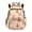 Cartoon Capybara & Axolotl with Daisy Pattern, variant on Blue Lightning Bolt Print Bookbags with Waterproof, Breathable Padded Shoulder Straps 17 Inch School Bag for Travel Middle School
