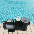 thumbnail image 2 of 1.5 HP Single Voltage Pool Pump – 1100W High Flow Electric Pool & Spa Circulation Pump with Timer, Durable Copper Motor & IPX5 Protection – for Home Pools, Hot Tubs & Spas, 2 of 14