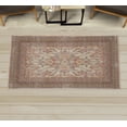 thumbnail image 1 of Vintage Decorative Rug, Caucasian Style Antique Ornaments Floral Blossoms and Geometric Details Damask, Quality Carpet for Bedroom Dorm and Living Room, 6 Sizes, Multicolor, by Ambesonne, 1 of 1