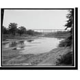 thumbnail image 2 of Historic Framed Print, Steel viaduct over Des Moines River, Iowa, C. & N.W. Ry. [i.e. Chicago & North Western Railway], 17-7/8" x 21-7/8", 2 of 9