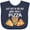 Navy Blue, variant on Inktastic Just Skip to the Part Where There's Pizza Boys or Girls Baby Bib