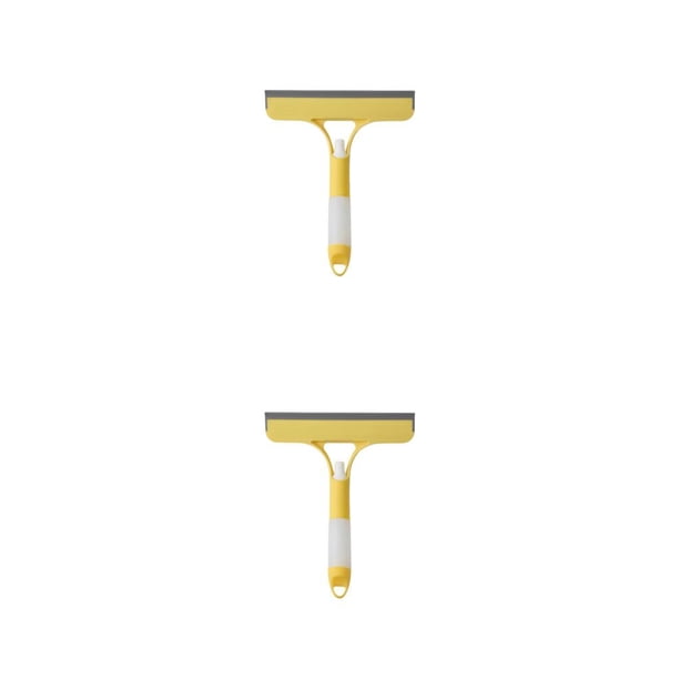 Injueey Rascador de vidrio Herramienta de limpieza de ventanas con rociador Lavadora de azulejos de piso Cepillo de Ducha Espejo Type1 NO1