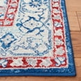 thumbnail image 3 of SAFAVIEH Brentwood Dimas Oriental Runner Rug, Navy/Red, 2' x 8', 3 of 11