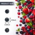 thumbnail image 3 of HUIANER 50Pcs Artificial Blueberry Fake Simulation Realistic Blueberries Fake Fruit for DIY Craft, 3 of 7