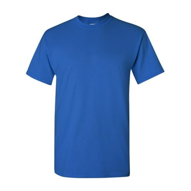 Gildan Mens Heavy Cotton T-Shirt , L, Royal (Pack of 12) 12 Royal