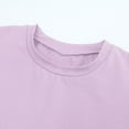 thumbnail image 5 of XIYNBAOK Size 10-12 Girls Clothes Sets Girls 6x Outfits Girls Outfits Size 14-16 Cute Shirt + Mini Shorts Junior Clothes for Teen Girls, Purple 9-10 Years, 5 of 9