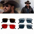 thumbnail image 2 of Double Beam Sunglasses Yellowstone Rip Wheeler Dutton Men Women UV400 Shades Fashion Driving Sports Outdoor Fishing Eyeglasses, 2 of 3