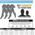 thumbnail image 3 of 3 Pairs Compression Socks for Women & Men, Socks for Running, Cycling, Athletic, Gray (S/M), 3 of 6