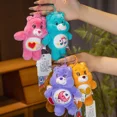 thumbnail image 2 of Nuevo colgante de oso cariñoso arcoíris auténtico kawaii, lindo llavero de peluche, bolso de muñeca, colgante para bolso de mujer, regalo para niños, 2 of 4