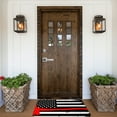 thumbnail image 6 of Haiem Firefighters USA Flag Front Door Mat Indoor Outdoor Entrance, Waterproof All-Season, All-Weather Doormat, Durable Flannel Fabric, Fade Resistant, Low Profile, 16x24in, 6 of 9