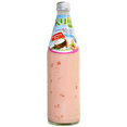 thumbnail image 2 of (3 pack) Kuii Drinks Coconut Milk with Nata de Coco, Strawberry, 485 mL Single Glass Bottle, 2 of 6