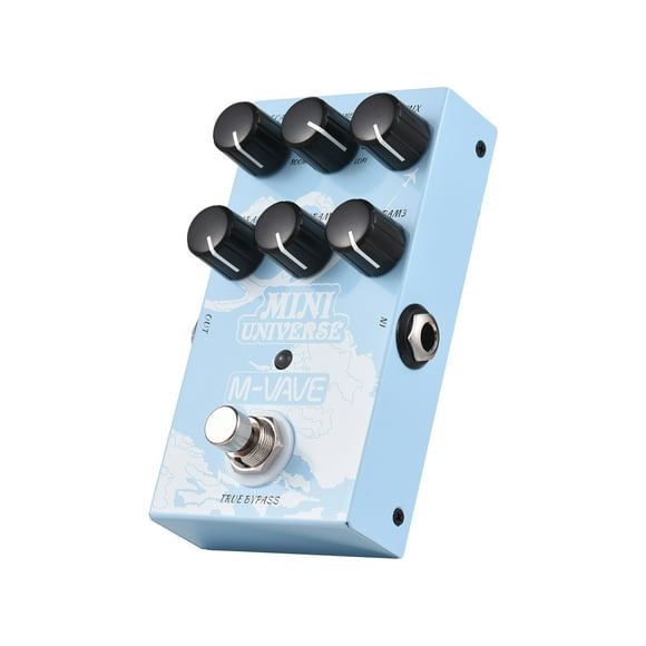 VAVE Générateur d'Effet, Réverbération avec Pédale Réverb 9 Modes Réverbération Basse - avec Réverb 9 Modes Réverbération Mewmewcat Pédale Siuke