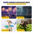 thumbnail image 4 of Chaleco calmante JOHNBOLIN para perros, azul marino, talla pequeña, 4 of 5