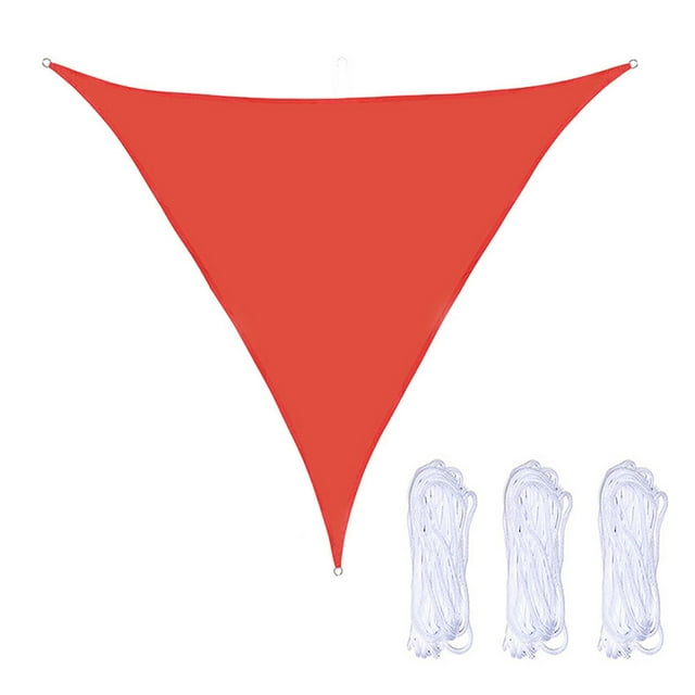 3 Ropes Triangle Outdoor Triangular Shade Sail Sunshade Courtyard Waterproof Sunscreen Open Air Summer Sunshades Awnings