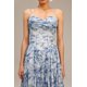 thumbnail image 5 of Vestido Bellabarnetten Lesa Halter a media pierna con estampado floral, 5 of 6