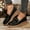 #179-Black, variant on Roncen Women's Fashion Casual Loafer Shoes - All-Season Solid Color Round Toe Slip-On Flats with Bow Detail and Comfortable Flat Wedge Heel